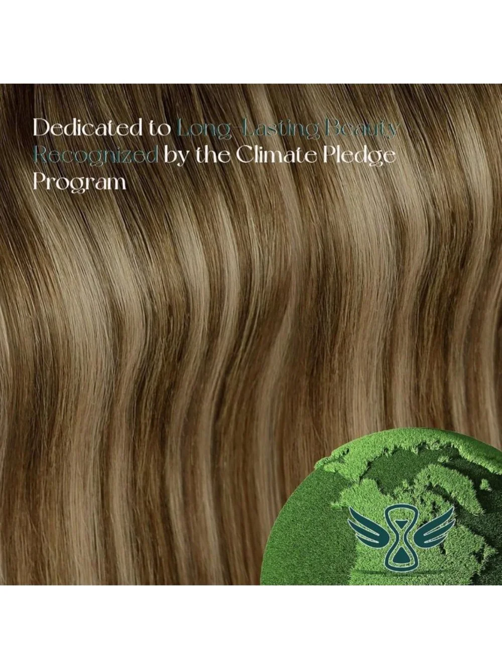 20 Inch Balayage Clip-In Hair Extensions, Easy Application, 120g, 7 Pieces